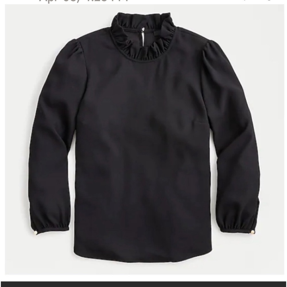 J.Crew Ruffle Sleeve Top